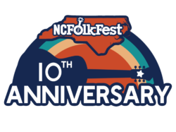 North Carolina Folk Festival 10th Anniversary Logo